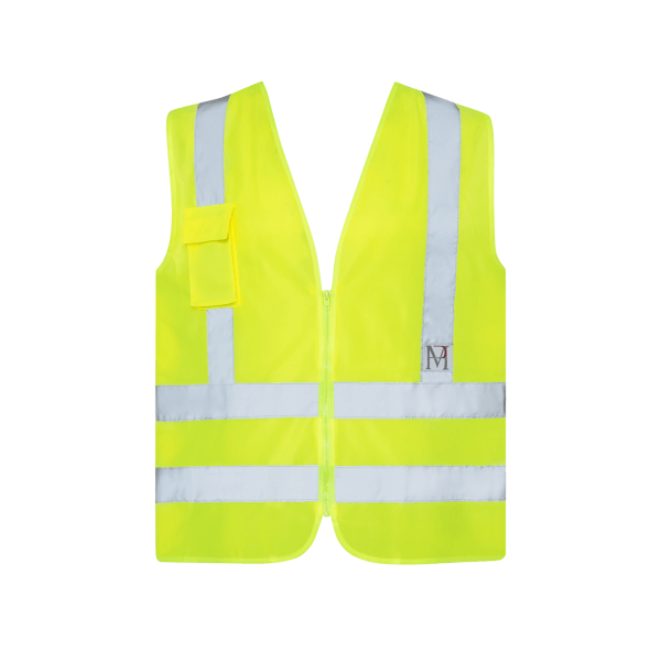 Neon Yellow Reflective Mesh Safety Vest